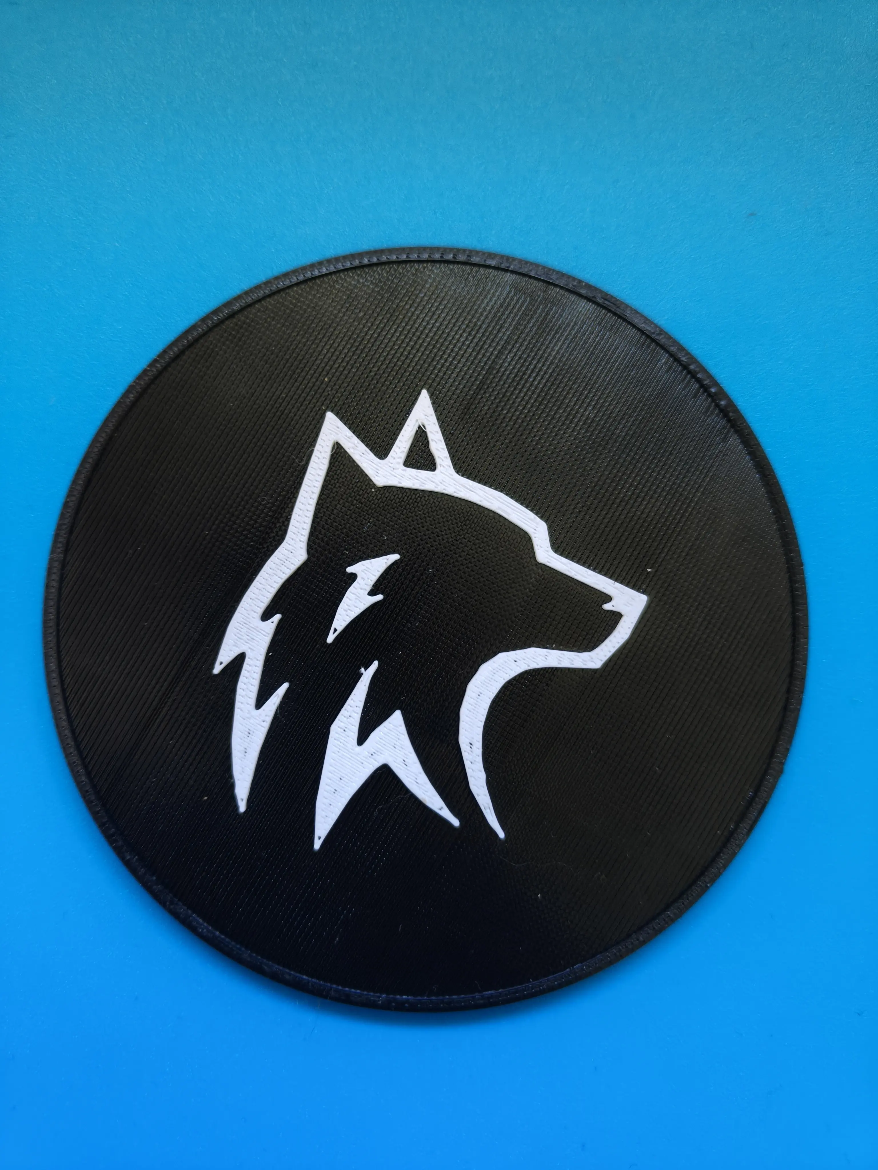 Wolf emblem coaster